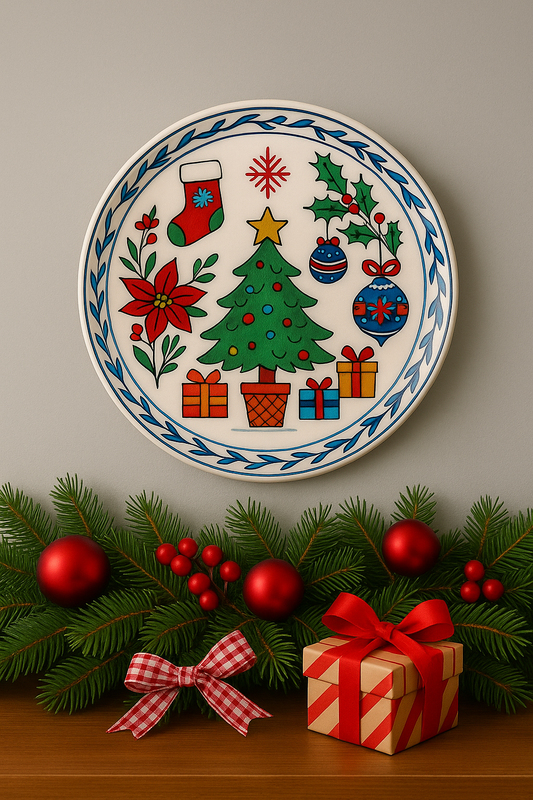 El Yapımı Dekoratif Çini - Yeni Yıl Koleksyonu